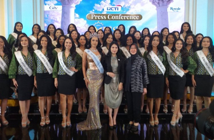 Audrey Bianca Callista, Liliana Tanoesoedibjo, Kanti dan Para Finalis Miss Indonesia 2026. (mia)