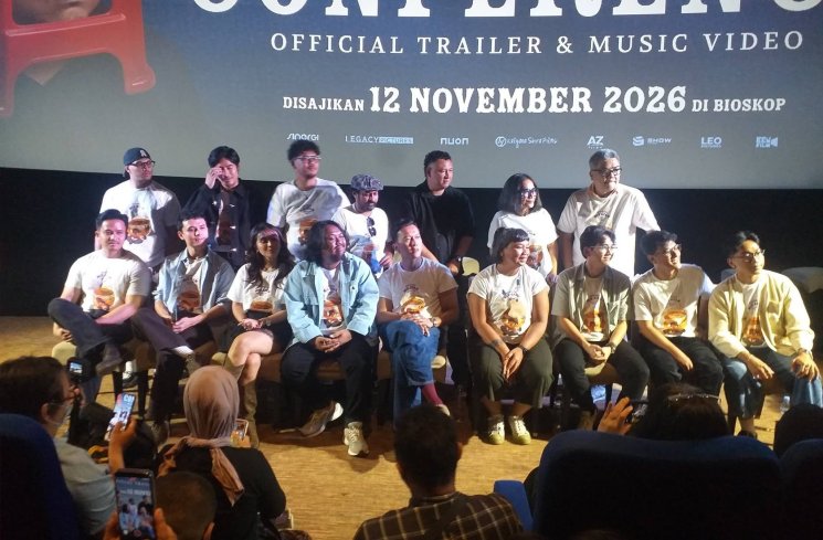 Para Pemain Film 'Seporsi Mie Ayam Sebelum Mati'. (mia)
