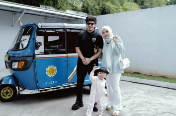 Ameena Dijemput Atta dan Aurel Naik Bajaj, Krisdayanti Komentar Kocak