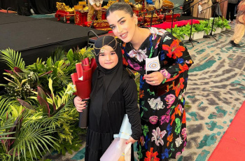 Cantik Banget Bergaya Arabian saat Wisuda TK, Putri Tasya Farasya Minta Kado Ini