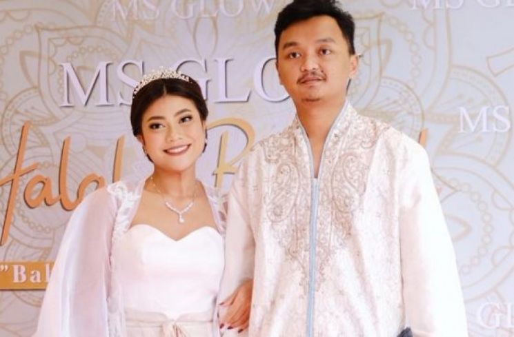 Potret Hanum Mega dan suami