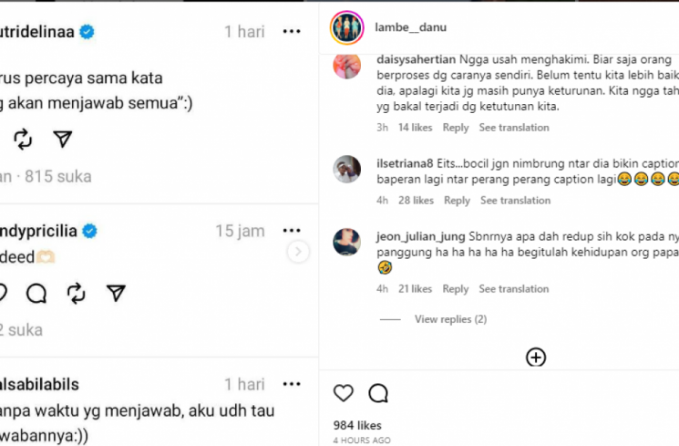 Sindiran Putri [Instagram]