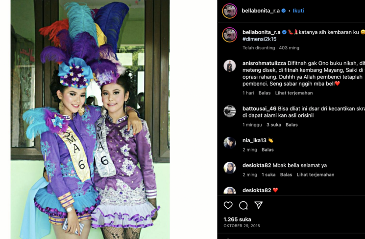 foto lawas Bella Bonita