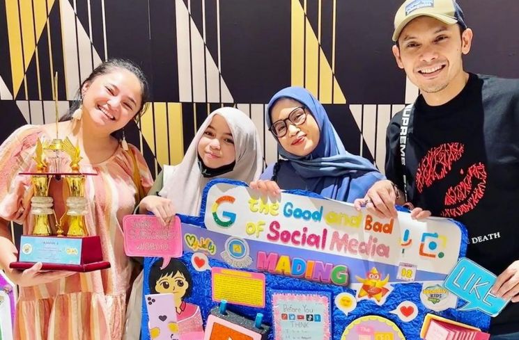 Marshanda bersama putrinya, Sienna Ameerah Kasyafani. (instagram)