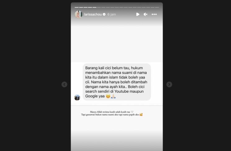 peringatan dari netizen