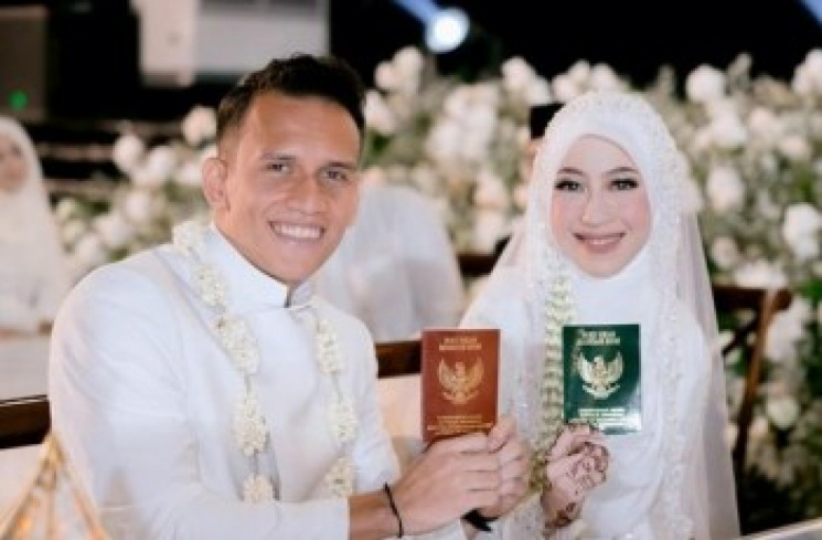 Adiba Khanza dan Egy Maulana Vikri gelar pernikahan pada 10 Desember 2023 ((Instagram @adibaknza))
