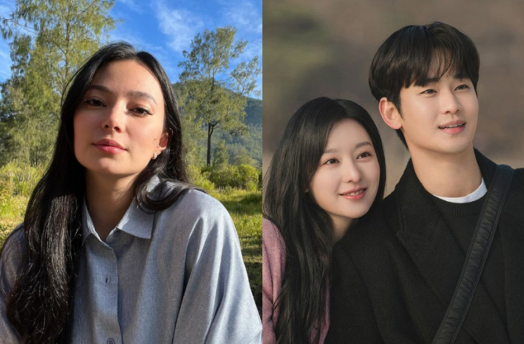 Asmirandah (Asmirandah Nonton Queen of Tears (Kolase Instagram/@asmirandah89/@tvn_drama)