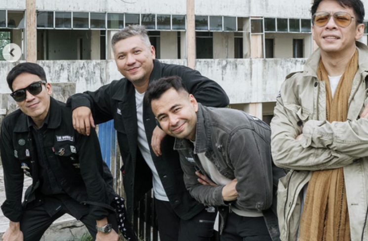Desta, Gading Marten, Raffi Ahmad, dan Ariel NOAH (Instagram)