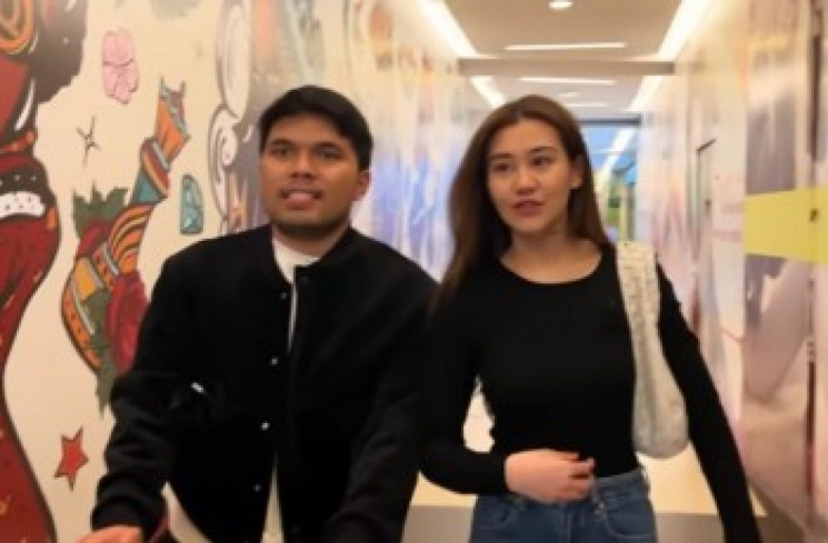 Thariq Halilintar dan Aaliyah Massaid. (YouTube Thariq Halilintar)