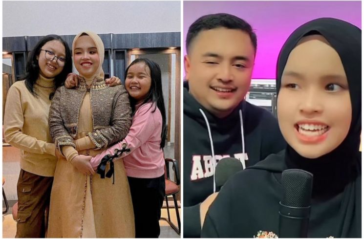 Putri Ariani dengan adik, Devina, dan ayah, Ismawan Kurdianto (Instagram/@arianiismaputri)
