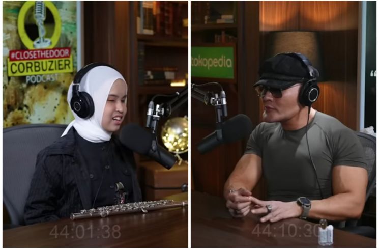 Putri Ariani dan Deddy Corbuzier (YouTube/Deddy Corbuzier)