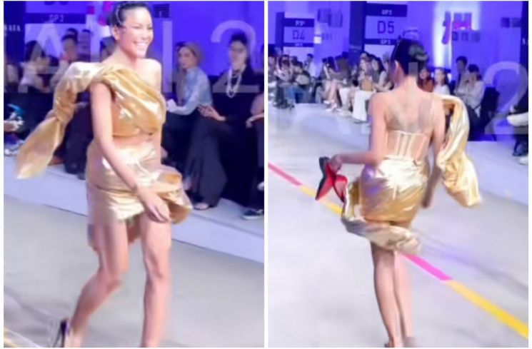 Nikita Mirzani catwalk di JF3 2023 (TikTok/@riani_update)