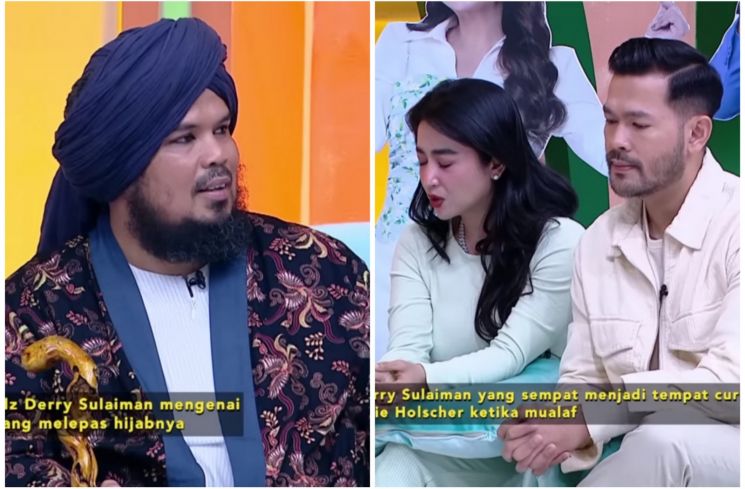ustaz Derry Sulaiman skakmat Dewi Perssik (YouTube/TRANS TV Official)