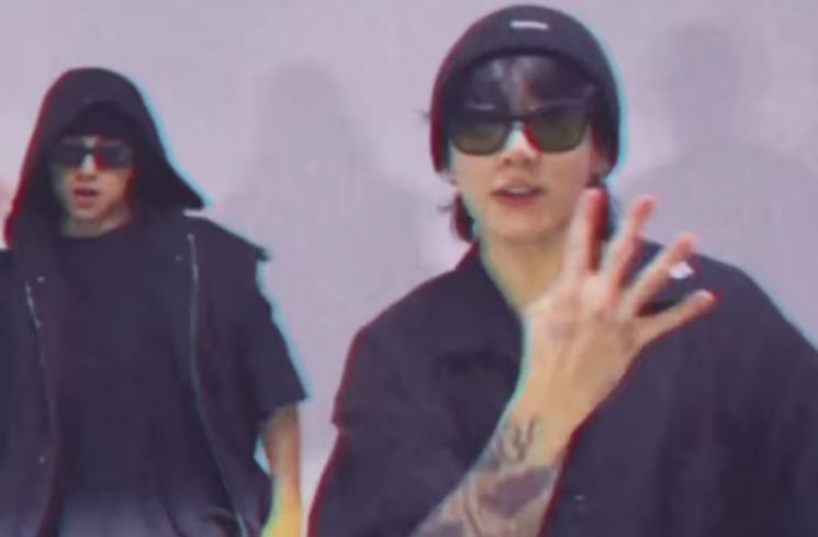 Mingyu SEVENTEEN dan Jungkook BTS (Instagram/@hybe.labels)