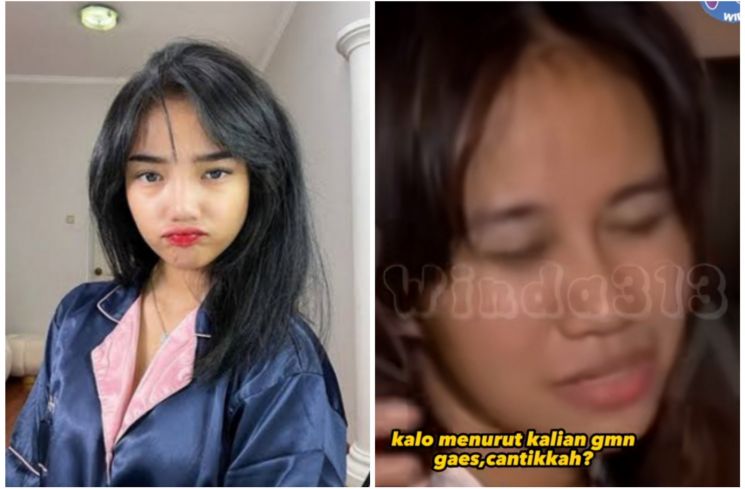 potert Mayang dan Fuji saat bangun tidur (Instagram/@fuji_an &  TikTok/@wienda313)