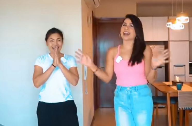 Melaney Ricardo grebek apartemen Inge Anugrah (YouTube)
