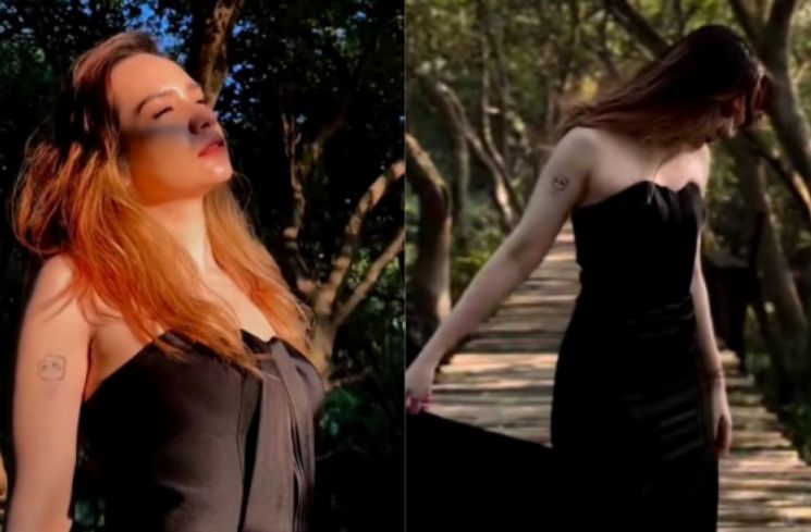 Putri Anne pamer tato di bagian lengan (Instagram/@anneofficial1990)