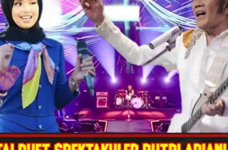 cek fakta Putri Ariani dan Rhoma Irama duet di konser musik (YouTube/Trend 7 Official)