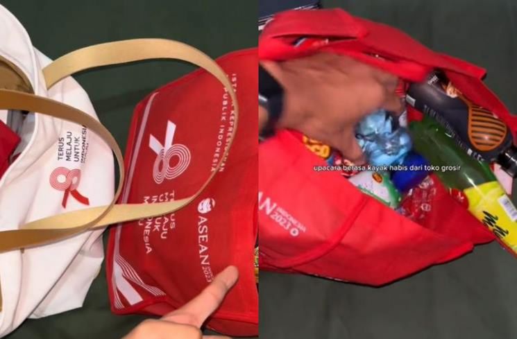 Bingkisan upacara HUT RI ke-78 dari Istana [TikTok/@rchvan]