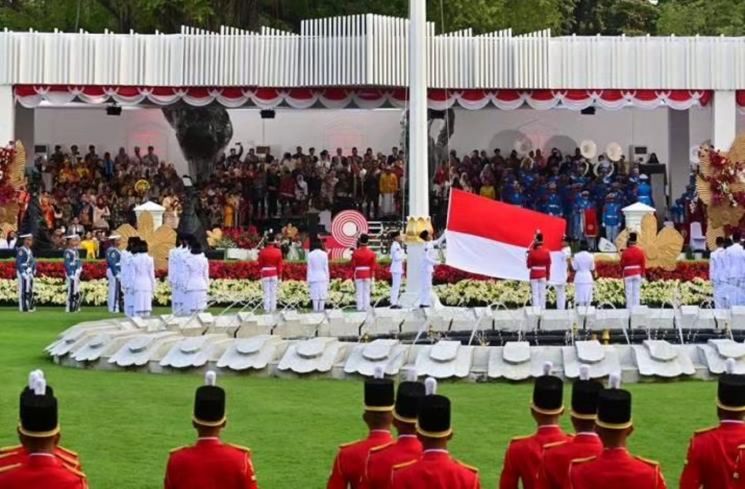 Upacara HUT RI ke-78 (Instagram/@jokowi)