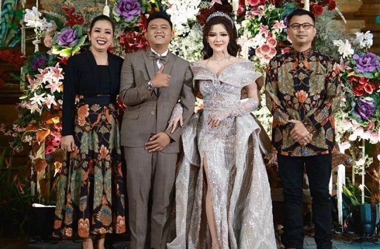 Ngunduh Mantu Denny Caknan dan Bella Bonita (instagram/@faralljibrill_official)