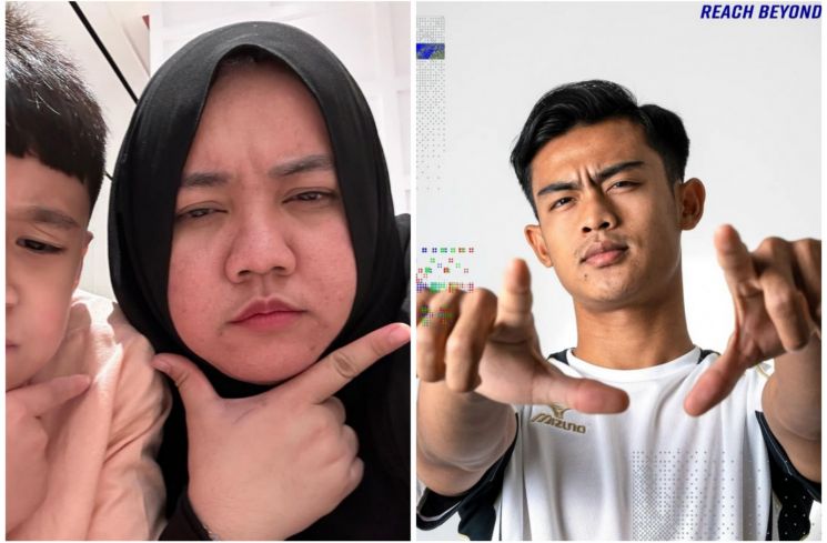 Mbak Lala dan Pratama Arhan (kolase Instagram)