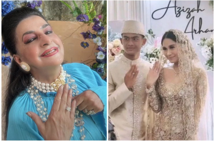 Alawiyah Alatas dan Azizah Salsha (kolase Instagram)