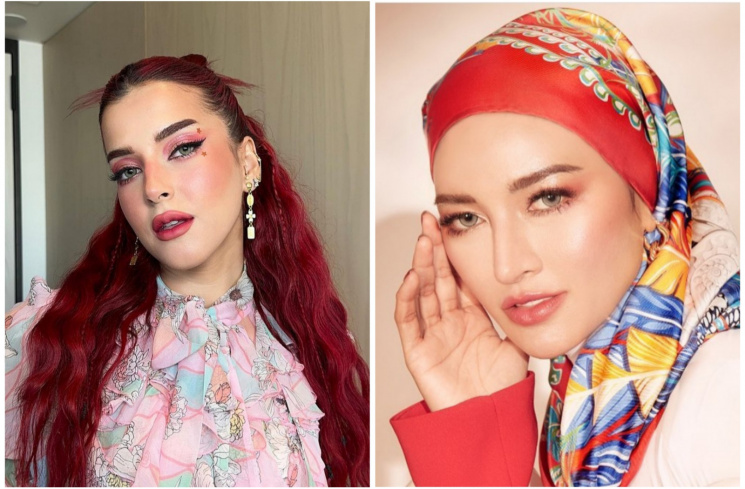 Tasya Farasya dan Shandy Purnamasari (kolase Instagram)