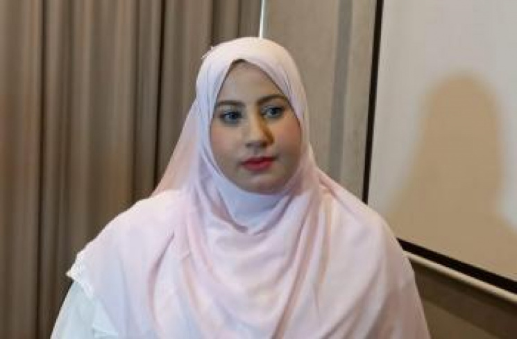 Tasyi Athasyia di Cilandak, Jakarta Selatan, Selasa (27/6/2023). (MataMata.com/Tiara Rosana)
