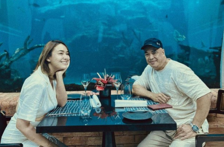 Amanda Manopo & Sang Ayah [Instagram/amandamanopo]