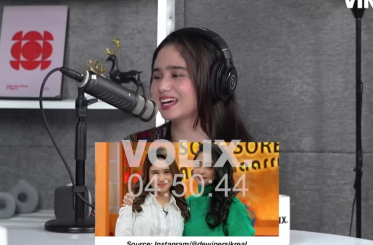 Tangkapan layar Tissa Biani di channel Youtube Volix Media. (Youtube)