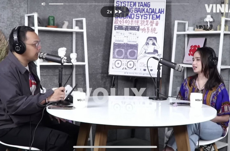 Tissa Biani dalam podcast Volix Media [Youtube.]