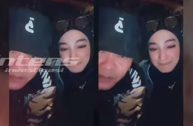 Kedekatan Sule dan Santyka Fauziah saat live. [(YouTube Intens Investigasi)]