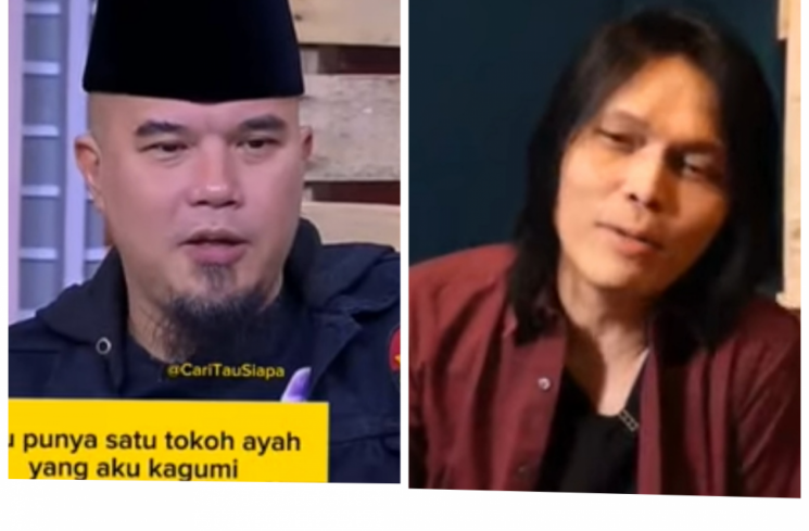 Ahmad Dhani dan Once Mekel (Kolase)