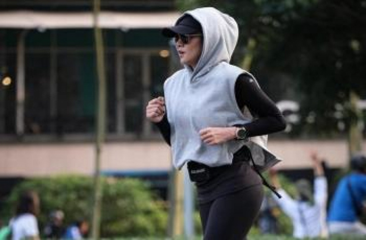 Potret Olla Ramlan saat olahraga (Instagram/@ollaramlan)
