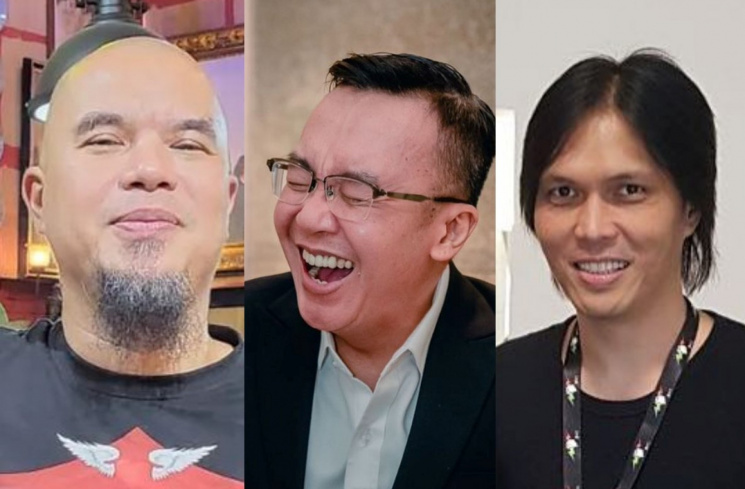Ahmad Dhani. Ari Lasso, Once  Mekel ((Instagram/@oncemekelofficial, Instagram/@ahmaddhaniofficial, Instagram/@ari_lasso))