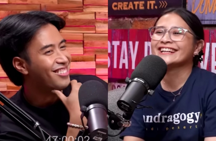 Vidi Aldiano dan Prilly Latuconsina (YouTube Deddy Corbuzier)