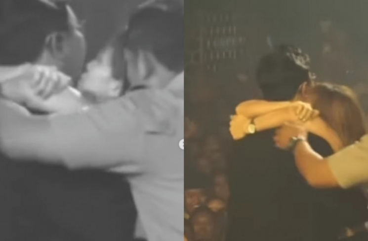 Momen Denny Caknan Pasrah Diciumi Perempuan di Atas Panggung [Instagram @lambe__danu]
