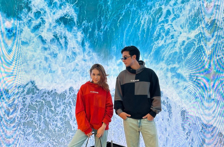 Sandirina Michelle dan Junior Roberts [Instagram]