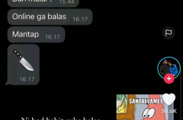 Chat Fuji dan Asnawi Mangkualam yang bocor di media sosial. (Tangkapan layar/TikTok. [TikTok.]