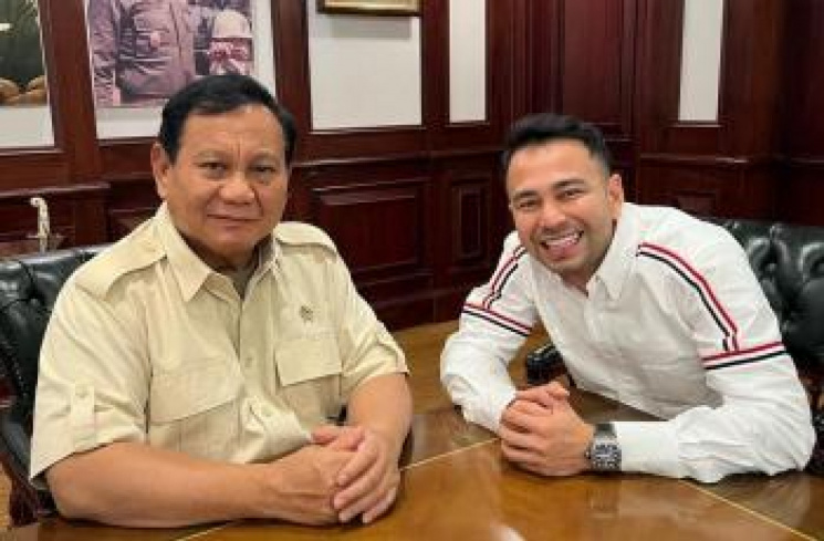 Prabowo Subianto dan Raffi Ahmad [(Instagram/@raffinagita1717)]