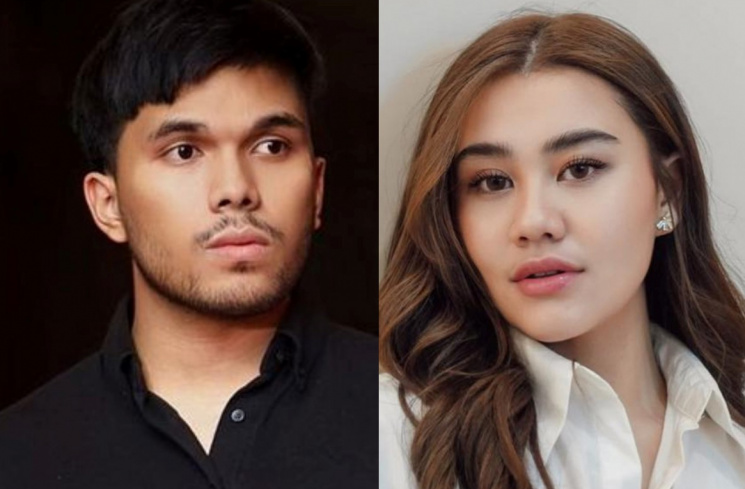 Kolase foto Thariq Halilintar dan Aaliyah Massaid.
