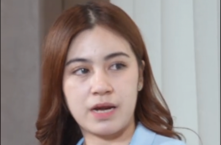 Rinoa Aurora, korban penganiayaan Leon Dozan. (tangkapan layar/TikTok) [TikTok.]