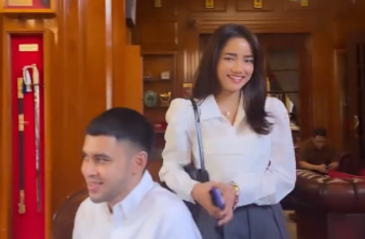 Momen Fuji diajak makan siang bareng Capres Prabowo Subianto. (tangkapan layar/Instagram) [Instagram]