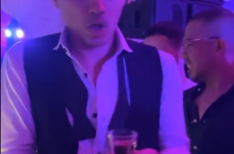 Penampakan Tiko Aryawardhana saat mabuk bareng BCL usai akad nikah. (Tangkapan layar/TikTok) [TikTok.]