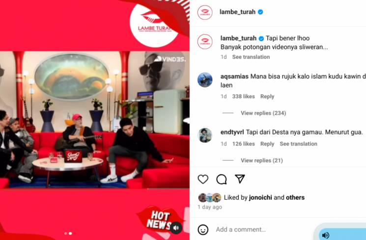 Desta diminta rujuk oleh Iwan Fals [Tangkapan Layar]