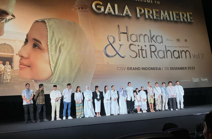 Gala premiere film Hamka & Siti Raham (Vol.2) di CGV Grand Indonesia, Jakarta Pusat, pada hari Jumat, 8 Desember 2023. [Tomy T.]