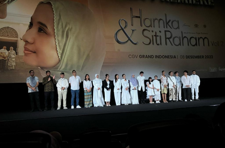 Gala premiere film Hamka & Siti Raham (Vol.2) di CGV Grand Indonesia, Jakarta Pusat, pada hari Jumat, 8 Desember 2023. [Tomy T.]
