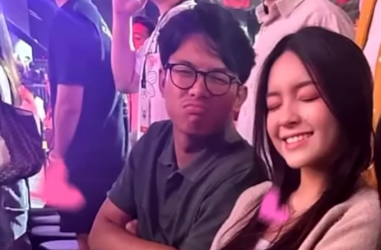 Kedekatan Alam Ganjar bersama Eca Aura. (Instagram fanbase_alameca)