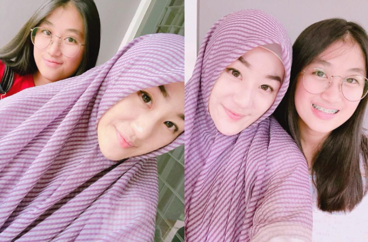 Larissa Chou dan adiknya, Cathleen Tricia [Instagram @leenaleen_]